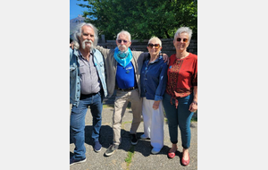Catherine Arnould, Claude Taix, Alain Terane et Hervé Alotto  en finale de comité interclub D4