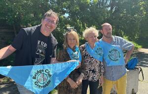 Fabienne Petit, Catherine Tomasella, Fabian Lambert et Patrick Clavier en finale de comité interclubs D4